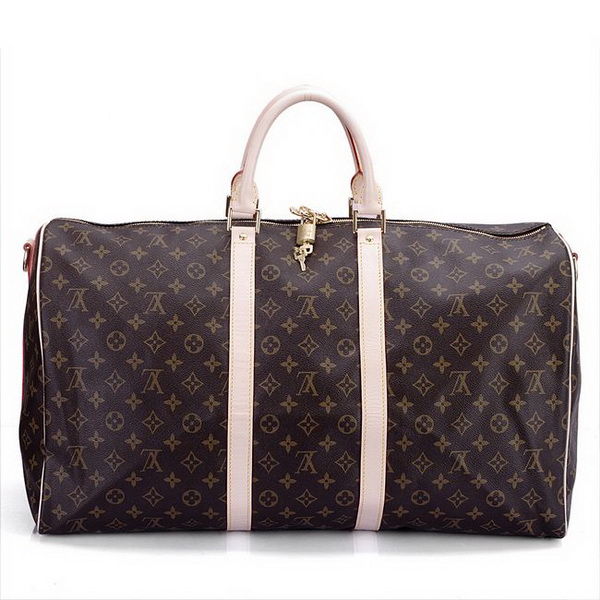 Louis Vuitton Monogram Canvas Keepall 55 with Shoulder Strap M41414